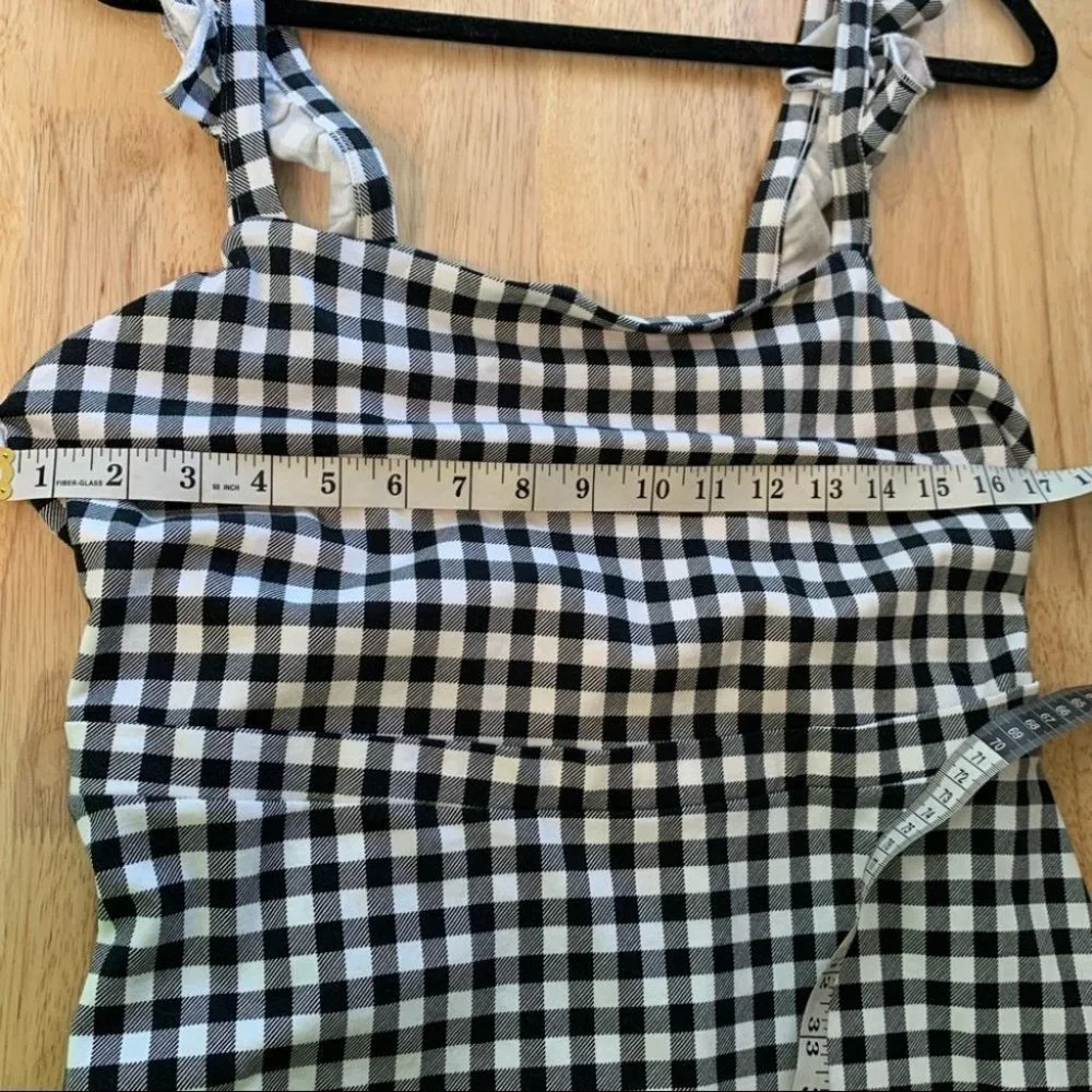 NEW ASOS Gingham Dress Size 12 - Picture 8 of 9